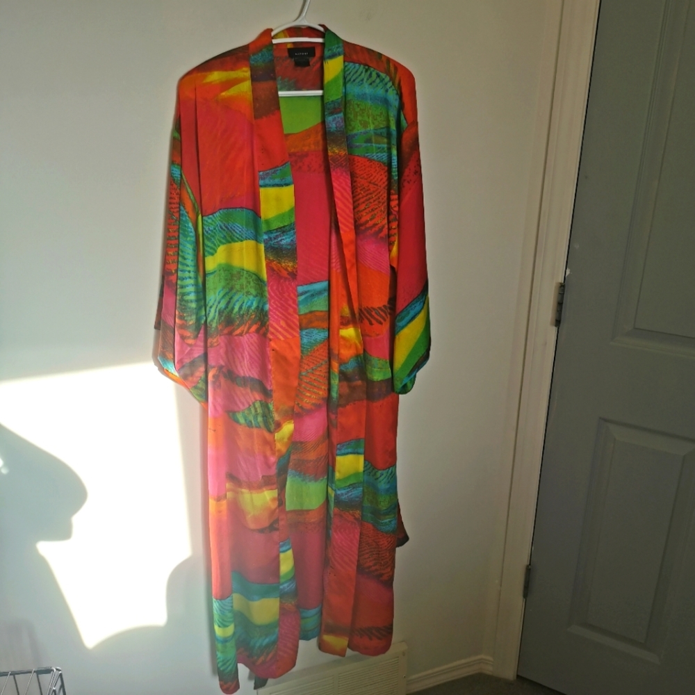 NATORI | kimono duster robe size xs